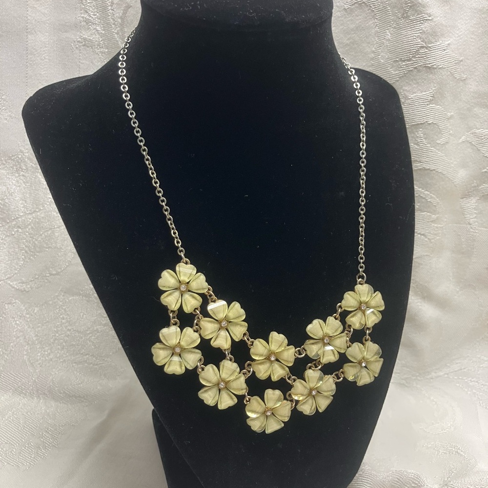 Vintage Y2K Floral Statement Necklace